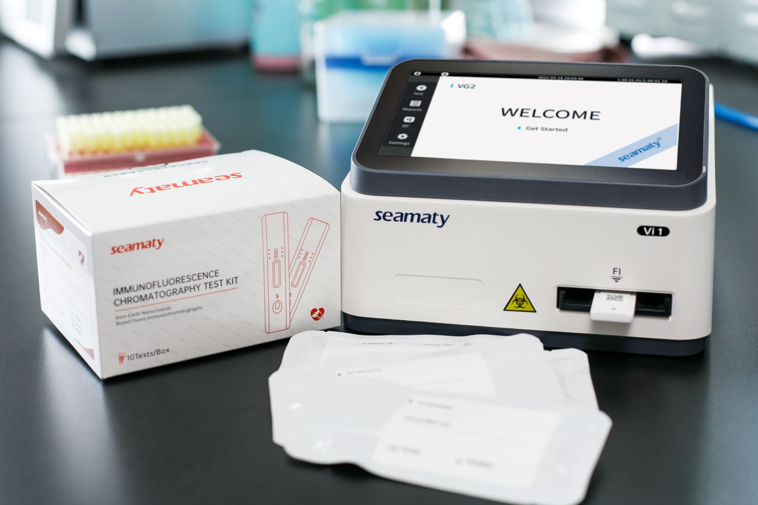 Vi1 Veterinary Fluorescence Immunoassay Analyzer Vi1 Veterinary Fluorescence Immunoassay Analyzer