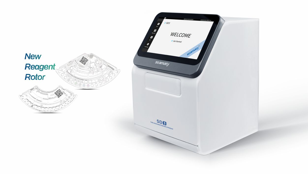 SD3 and reagent rotor Seamaty SD3 fully auto dry chemistry analyzer