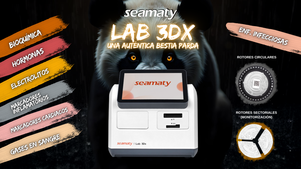Analizador veterinario Seamaty Lab3Dx en clínica: diagnóstico rápido, conectado y rentable para veterinarios en España.