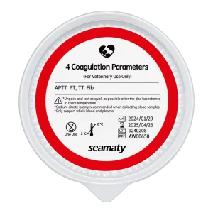 Rotor de bioquímica veterinaria Seamaty 4 Coagulation panel (AW00650)