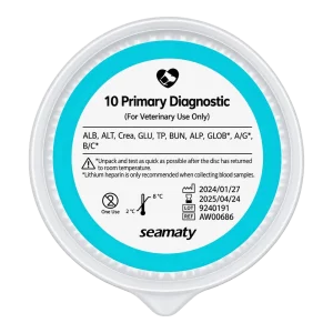Rotor de bioquímica veterinaria Seamaty 10 Primary Diagnostic (AW00686)