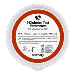Rotor de bioquímica veterinaria Seamaty 9 Diabetes (AW01364)