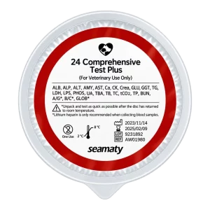 Rotor de bioquímica veterinaria Seamaty 24 Comprehensive Test Plus (AW01980)