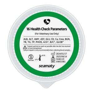 Rotor de bioquímica veterinaria Seamaty 16 Health Check Parameters (AW01981)