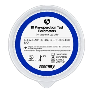 Rotor de bioquímica veterinaria Seamaty 10 Pre-Operation Diagnostic (AW01982)