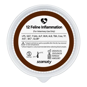 Rotor de bioquímica veterinaria Seamaty 12 Feline Inflammation (AW01987)