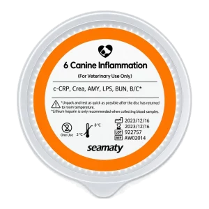 Rotor de bioquímica veterinaria Seamaty 6 Canine Inflammation (AW02014)