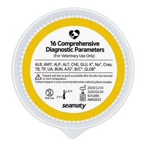 Rotor de bioquímica veterinaria Seamaty 16 Comprehensive Diagnostic Parameter (AW02015)